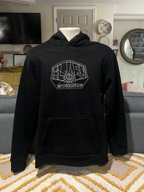 Alien Workshop Black Graphic Hoodie Men's Medium Skateboarding